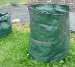 An ideal container for growing potatoes